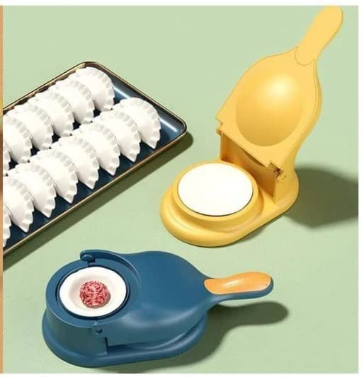 Retailio Puri Maker Dumpling Ghughra Momos Making Machine2 in 1 Skin Press Mould for Gujiya Kitchen Tool with Best Gift for Women Girls Multi Color Pack1 - Image 4