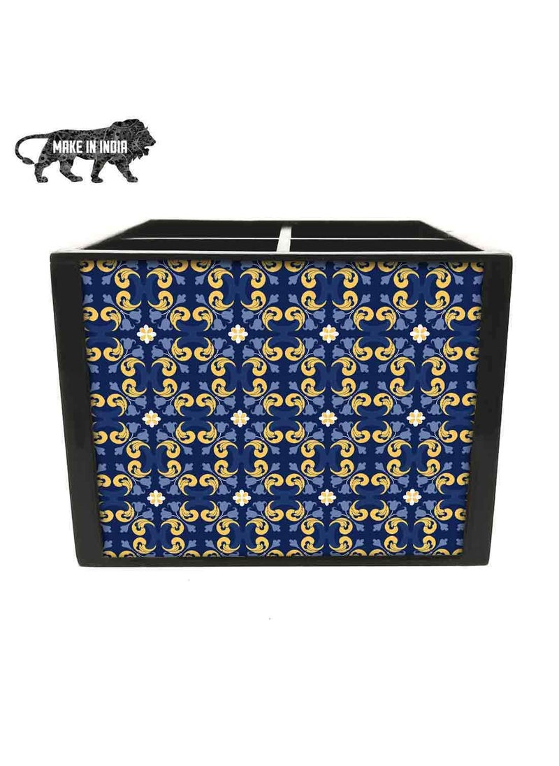 Nutcase Nutcase Designer Cutlery Stand Holder Silverware CaddySpoons Forks Knives Organizer for Dining Table kitchen W575 x H 425 x L55 Azulejos  - Image 4