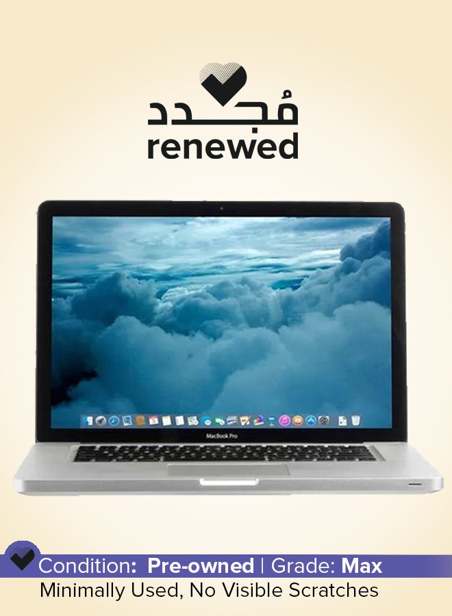 Apple Renewed - Macbook Pro A1286 2011 Laptop With 15.4-Inch Display,Intel Core i7 Processor/3rd Gen/8GB RAM/500GB HDD/512MB Integrated Graphics English Silver - Image 1