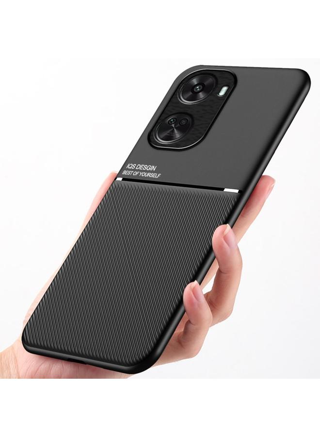 S-TOP Case For Huawei nova 11 SE Classic Tilt Strip Grain Magnetic PC Hybrid TPU Phone Case - Image 3