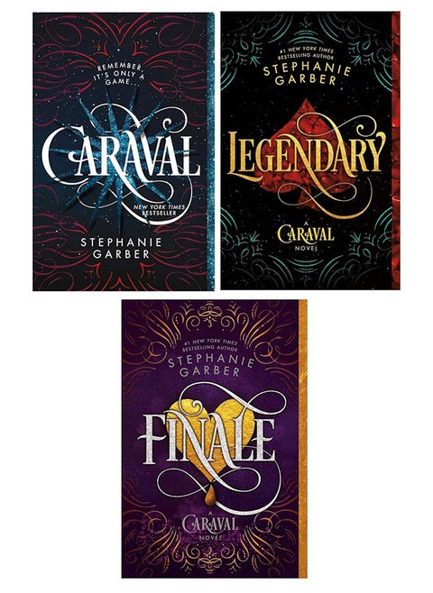 Caraval Series 3 Books Set - Caraval, Legendary, and Finale by Stephanie Garber