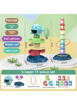 Special For Track Transfer Puzzle Early Education Rolling Ball Sliding Ball Tower Jengle Children's Toys Wholesale-Color:5 Layers 17 Pieces With Sound And Light Music - pzsku/Z2953A29282BF2AA683CFZ/45/1745471975/dd234d41-eaf9-4f7b-9095-7533a4679eb8