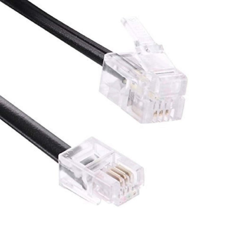 Thrifty Tech (Pack of 5) Telephone Handset Phone Replacement Coil Cord Curly Coil Line Cable Wire, Curly Coil Line Cable Wire 2 Meter Strected. (0.5 mtr *5) - Image 4