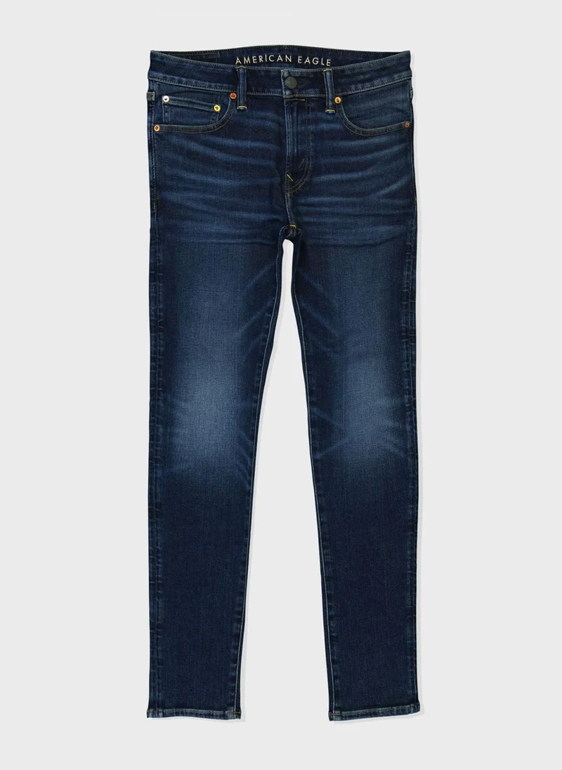 American Eagle Dark Wash Skinny Fit Jeans