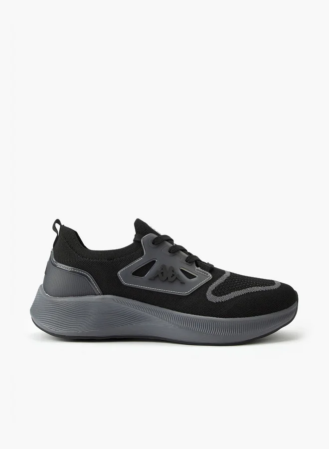 Kappa Men's Panelled Lace-Up Sports Shoes