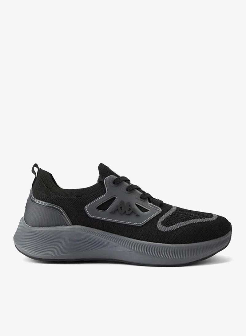 Kappa BLACK Men's Panelled Lace-Up Sports Shoes for Men | Best Price UAE