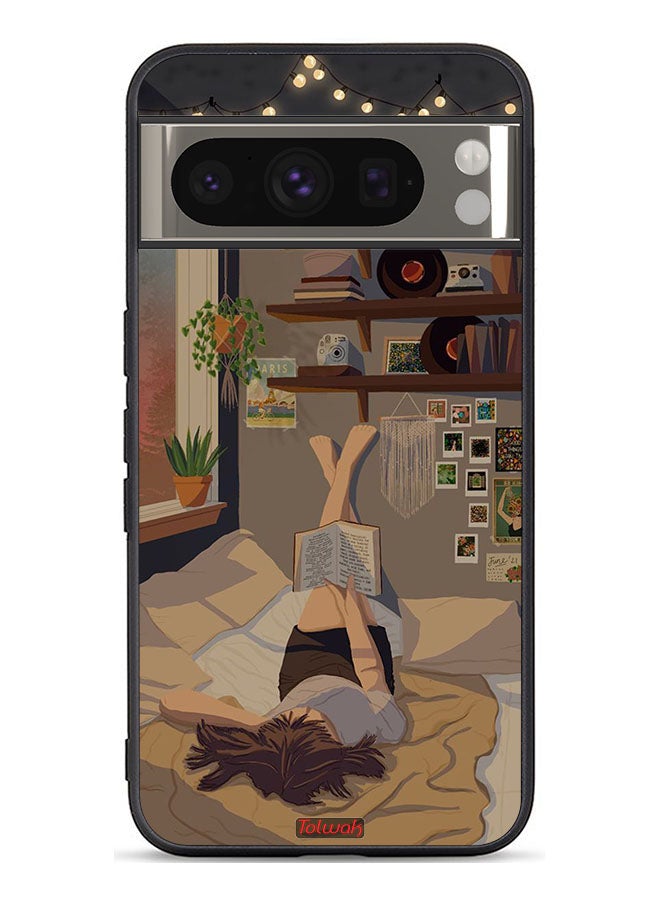 Tolwak Google Pixel 8 Pro Protective Case Cover Studying Art - Image 1