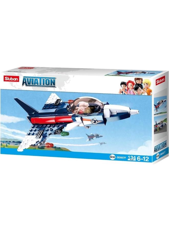 Sluban aviation fighting jet m38-b0667f - 134 pcs - Image 3
