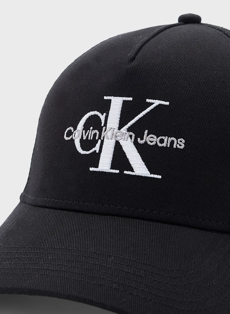 Calvin Klein Jeans Monologo 5 Panel Mesh Back Cap