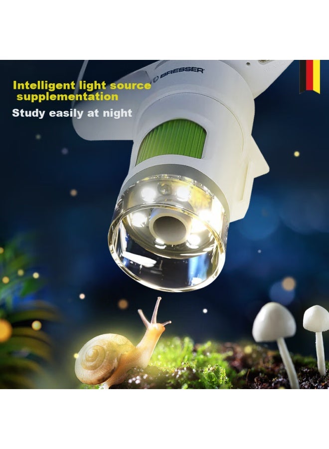 Bresser Microscope For Children, Middle School Students And Elementary School Students, Professional Electronic With Display Screen To View Bacteria, New Year Gift, Present - Image 4