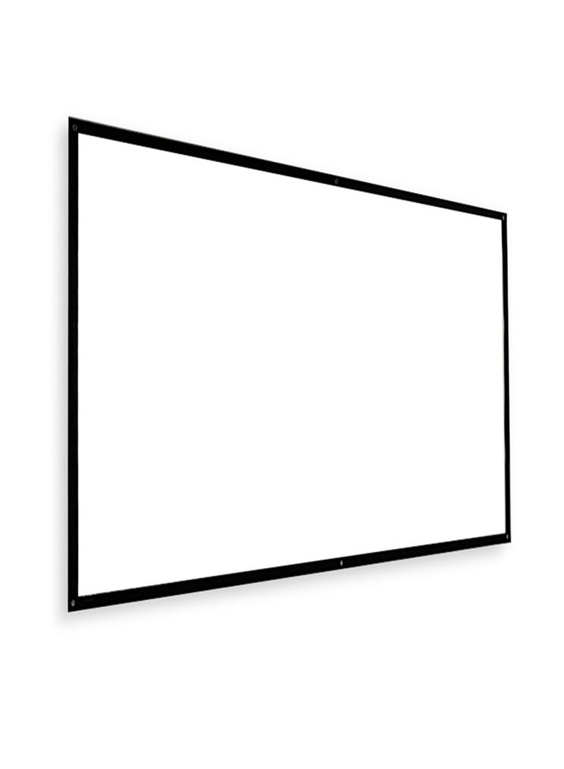 100 Inch Projector Screen 16:9 HD Foldable Portable Projection Screen Anti-Crease Rear Front Projection Movies Screen for Home Theater Outdoor Indoor Movies  - Image 1