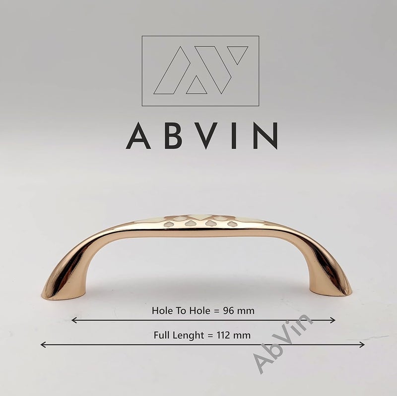 ABVIN ABVIN Premium Ceramic Gold Bar Handles Modern Gold Cabinet Hardware Furniture Pulls for Doors Cabinets Cupboards Drawers 1 pcs 96mm  - Image 2