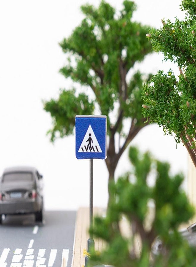 TOYANDONA 14pcs Micro Landscape Accessories Miniature Stuff Kids Playset Childrens Play Sets Traffic Indicator Model Traffic Street Signs Mini Traffic Signs Mini Indicator Mini Road Sign Toy - Image 5