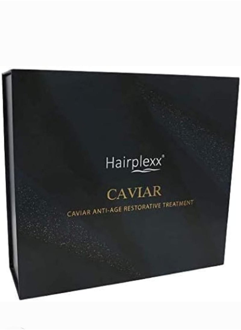 Hairplexx hairplexx caviar protects hair fiber It Consists Of Shampoo 300 ml Conditioner 300 ml Mask 250 ml Serum 50 ml Caviar Serum 50 ml  - Image 3