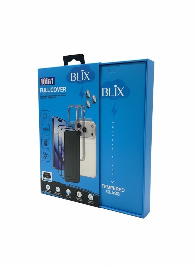 بليكس بكج الحمايه ايفون 17 برو ماكس المتكاملة 10 في 1 حماية تستحق الثقة متوافقة مع هاتف ايفون 17برو ماكس - Image 3