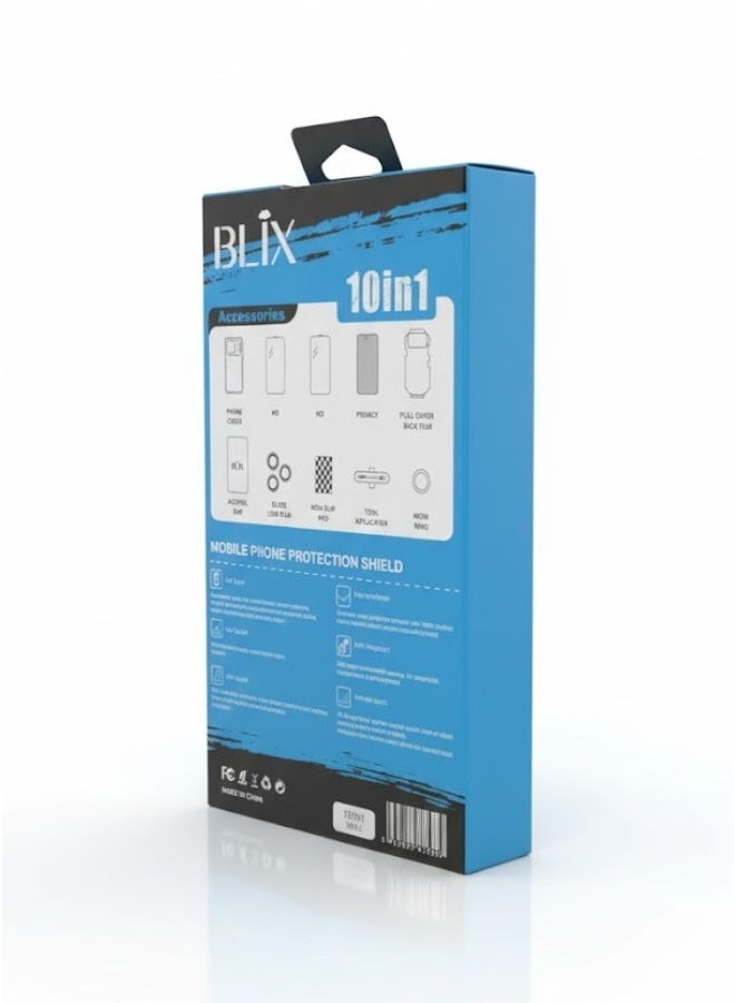 بليكس بكج الحمايه ايفون 17 برو ماكس المتكاملة 10 في 1 حماية تستحق الثقة متوافقة مع هاتف ايفون 17برو ماكس - Image 4