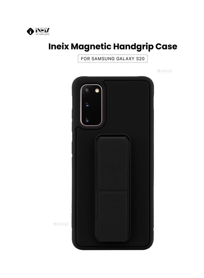 إينيكس غطاء 3 في 1 بحامل يدوي مغناطيسي لهاتف سامسونج جالاكسي S20 أسود - Image 1