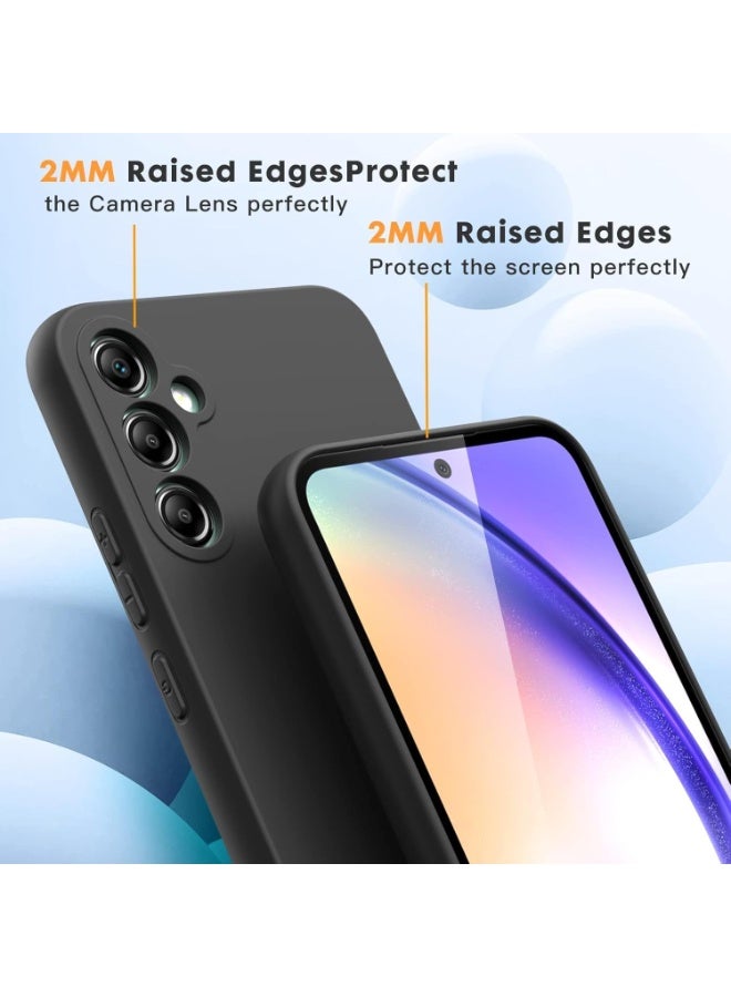 حومة غطاء حماية رفيع من السيليكون لهاتف سامسونج جالاكسي A34 5G، مقاوم للصدمات، بلمسة نهائية غير لامعة، لهاتف سامسونج جالاكسي A34 5G - Image 3