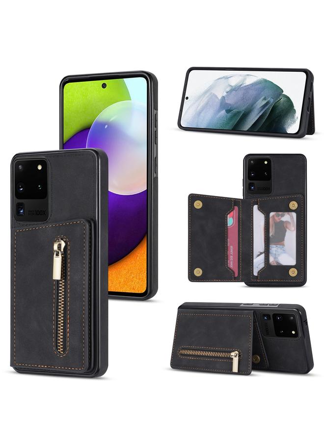 اس-توب جراب لهاتف Samsung Galaxy S20 Ultra مزود بسحاب وحامل للبطاقات - Image 1