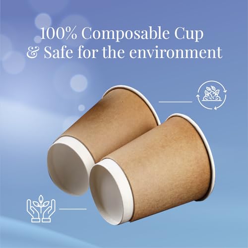 Origami Party Disposable Paper Cups 350ml (Pack of 2 | 10 Glasses) | Leakproof, Eco-Friendly & Biodegradable | Perfect for Home, Office & Travel - Image 2