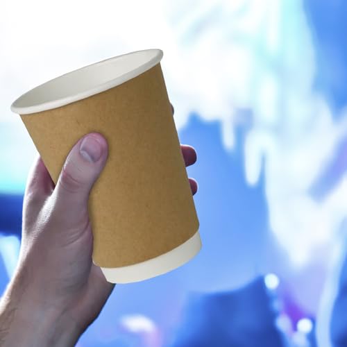 Origami Party Disposable Paper Cups 350ml (Pack of 2 | 10 Glasses) | Leakproof, Eco-Friendly & Biodegradable | Perfect for Home, Office & Travel - Image 5