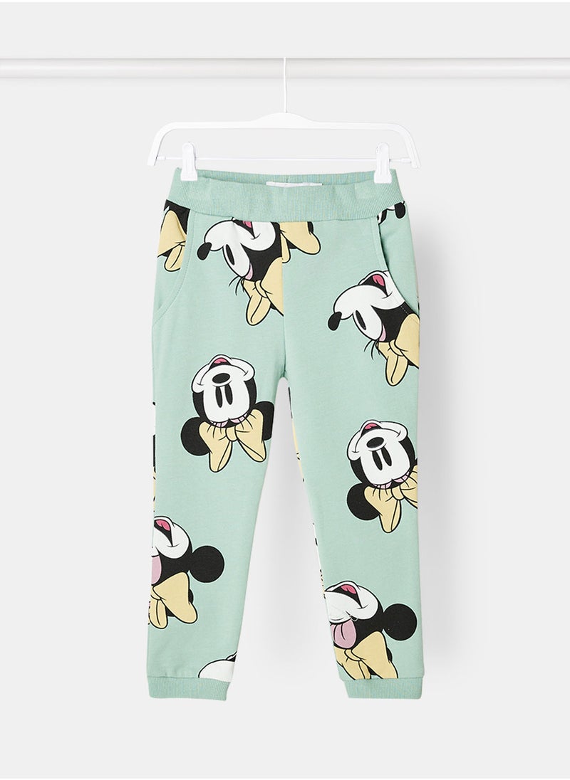 NAME IT - Girls Minnie Mouse Sweatpants - Image 1