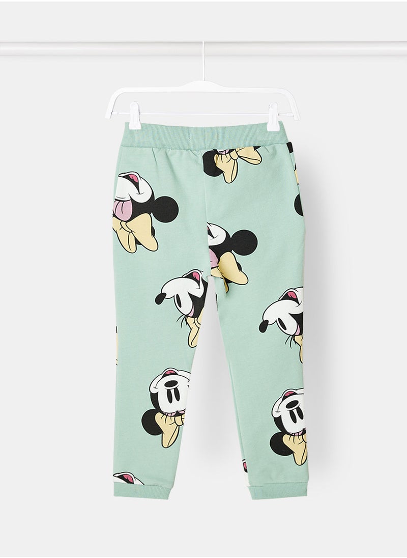 NAME IT - Girls Minnie Mouse Sweatpants - Image 1
