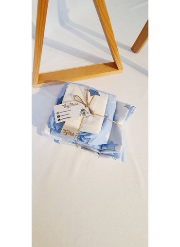 Tiny Plans Elastic Baby & Kids Bed Sheet - Pillow Case Set  - Image 1