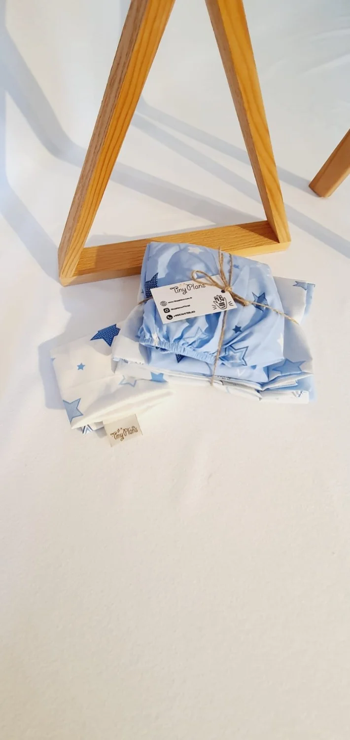 تيني لانس Elastic Baby & Kids Bed Sheet - Pillow Case Set