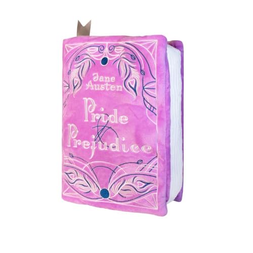 Punchkins Pride and Prejudice Book Plush Jane Austen Soft Collectible Gift for Book Lovers Readers Teachers BookwormsLiterary Decor for Library Office or Study 11x7PillowSize - Image 1