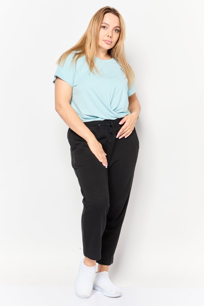 PUMA تي شيرت تدريب قصير الأكمام للنساء، تركواز - Image 2