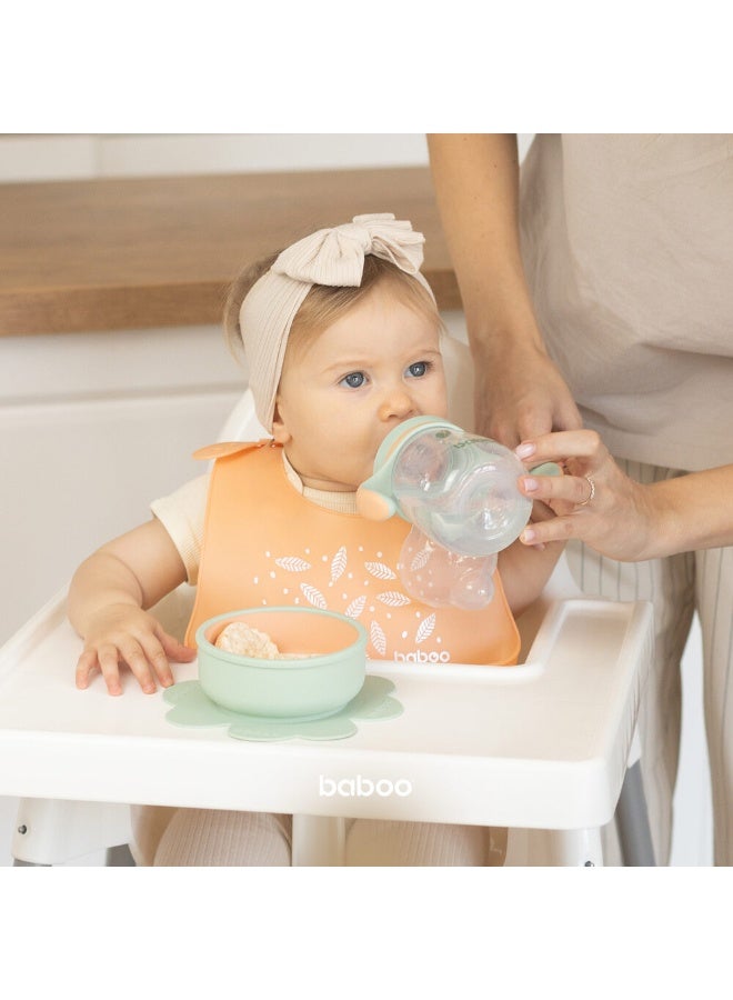 Baboo Silicone Bowl with Suction Base | Silicone Food Bowl for Babies Kids Toddlers, Best for For Hot and Cold Food Grade Safe BPA-Free Non-Slip Design | Dishwasher safe 4 Month Up (Peachy Keen) - Image 3