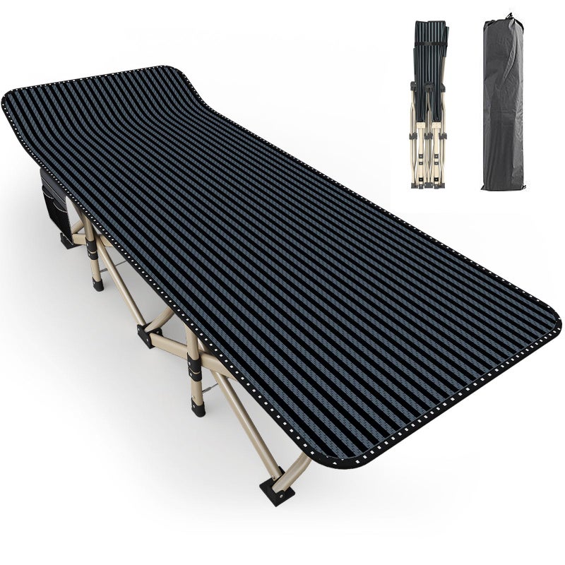 ATORPOK Oversized Camping Cot for Adults, Extra Wide 31.5'' Folding Bed with Carry Bag, Lightweight 500lbs Support, Portable Sleeping Cot for Home, Office, Camping - Image 1