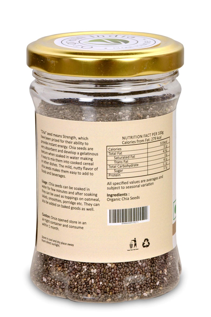 Orgrain India Organic Chia Seeds 640g (Pack of 4 * 160g) - Image 5