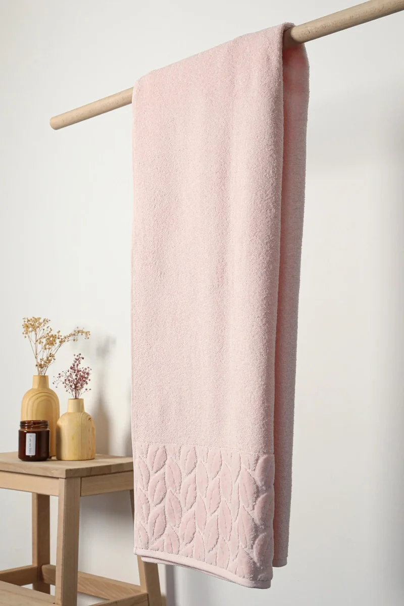 فافورا Nurpak Hazal Cotton Bath Towel 610 gr - Powder