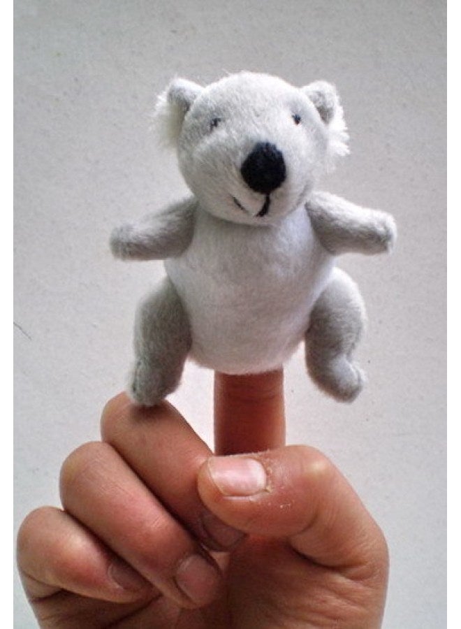 58 Animal Finger Puppet, Ocean Finger Puppet, Plush Toy Finger Puppet Wholesale, Baby Teaching Aids Wholesale-Color:52.Kola/Grand Koala  - Image 1