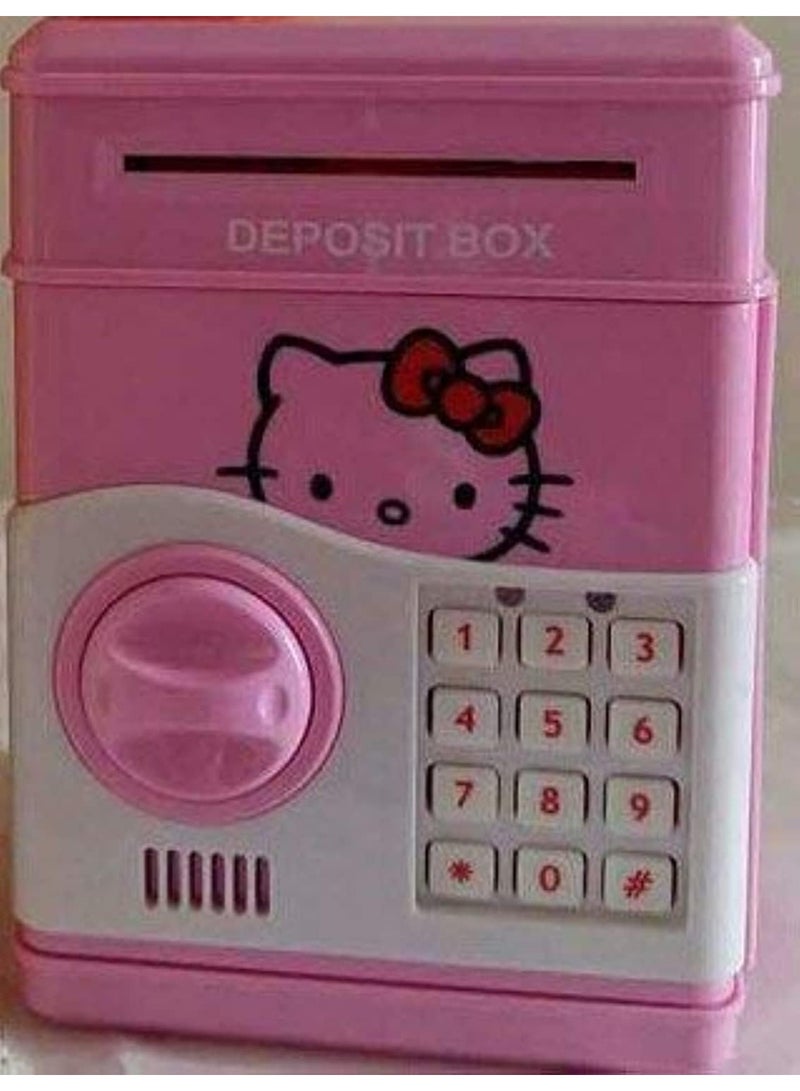 A piggy bank designed as an ATM cabinet in a cartoon style with an electronic lock and password. - Image 5