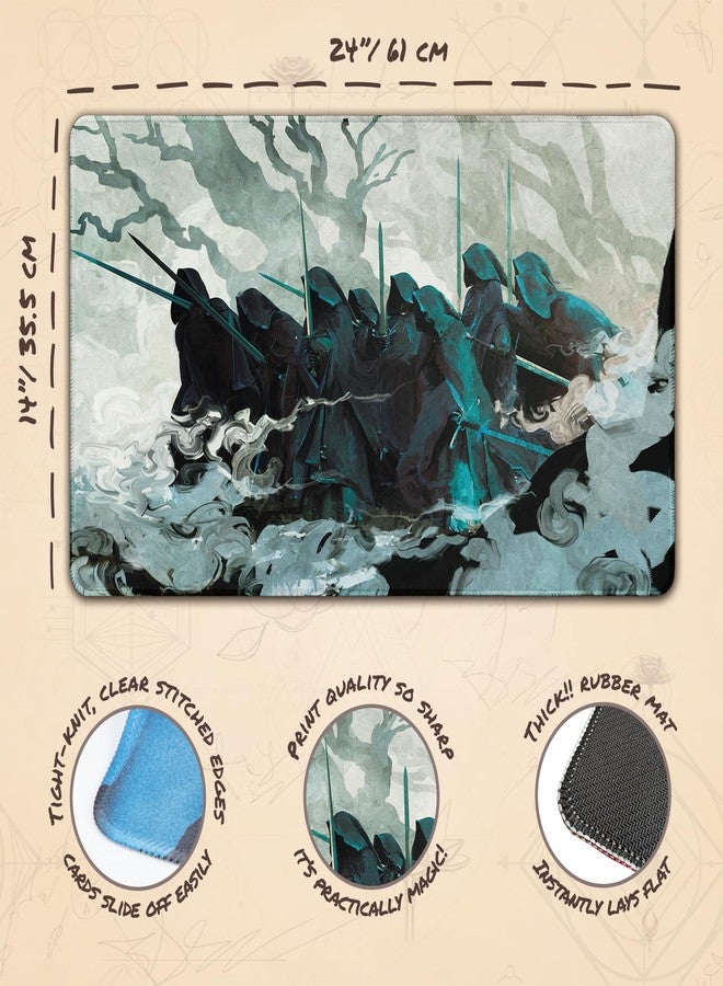 Paramint The Nine (Stitched) - MTG Playmat by Anato Finnstark - Compatible with Magic The Gathering Playmat - Original Play Mat Art Designs & Accessories - Image 4