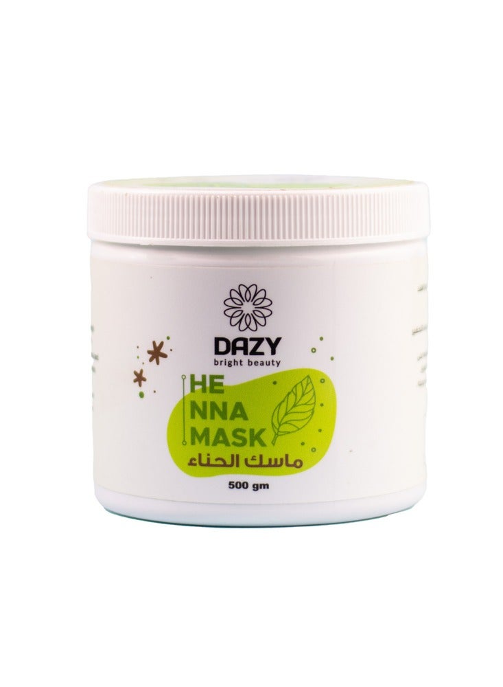 Dazy Dazzy Henna Mask with Indian Oils & Herbs – 500g - Image 1