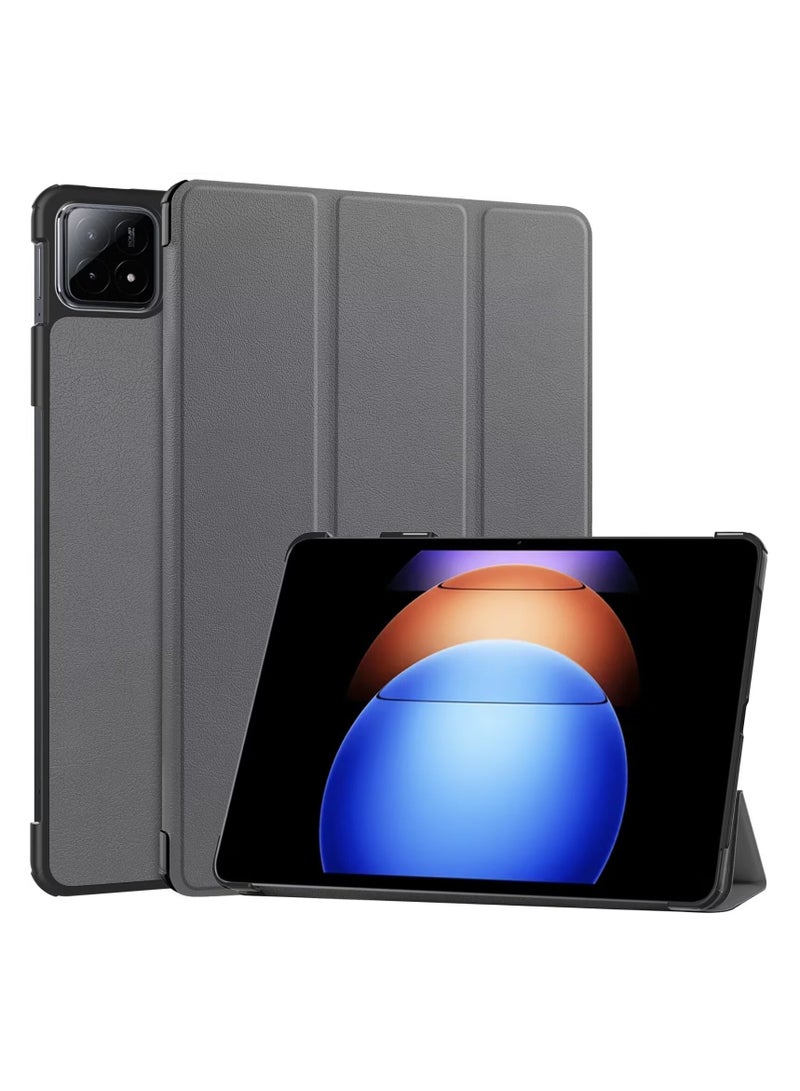 يوارب كينج Xiaomi Pad 7 / Pad 7 Pro / Xiaomi Pad 8 / Pad 8 Pro السقالات الصلبة فائقة النحافة الذكية ، الاستيقاظ التلقائي / النوم الرمادي - Image 1