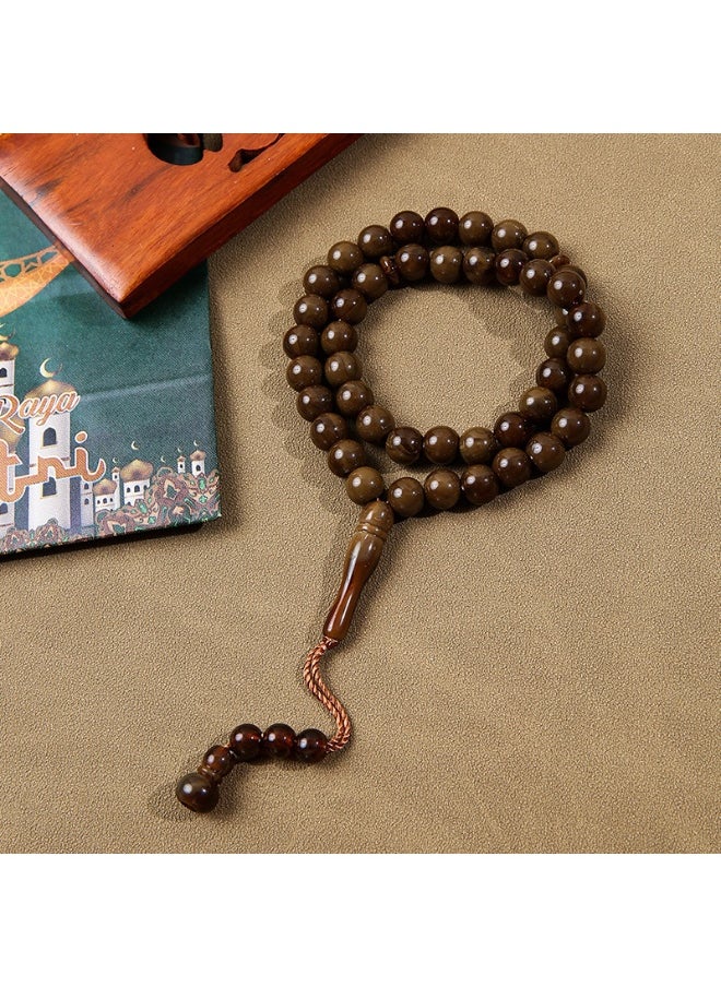 NIBEMINENT 45 Muslim Prayer Beads Black/10mm 