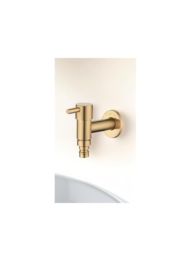 The Bros Antique Brushed Gold Bathroom Shower Head Kit - Stainless Steel Faucet with Handheld Bidet Sprayer for Elegant Toilet Upgrade - Image 2