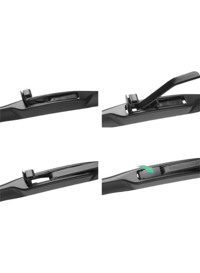 XUFENG Car Accessories (Xufeng) Wuling Hongguang Mini Windshield Wipers For Models, Miniev New Energy Macaron Accessories, Boneless Wiper Blade - Image 2