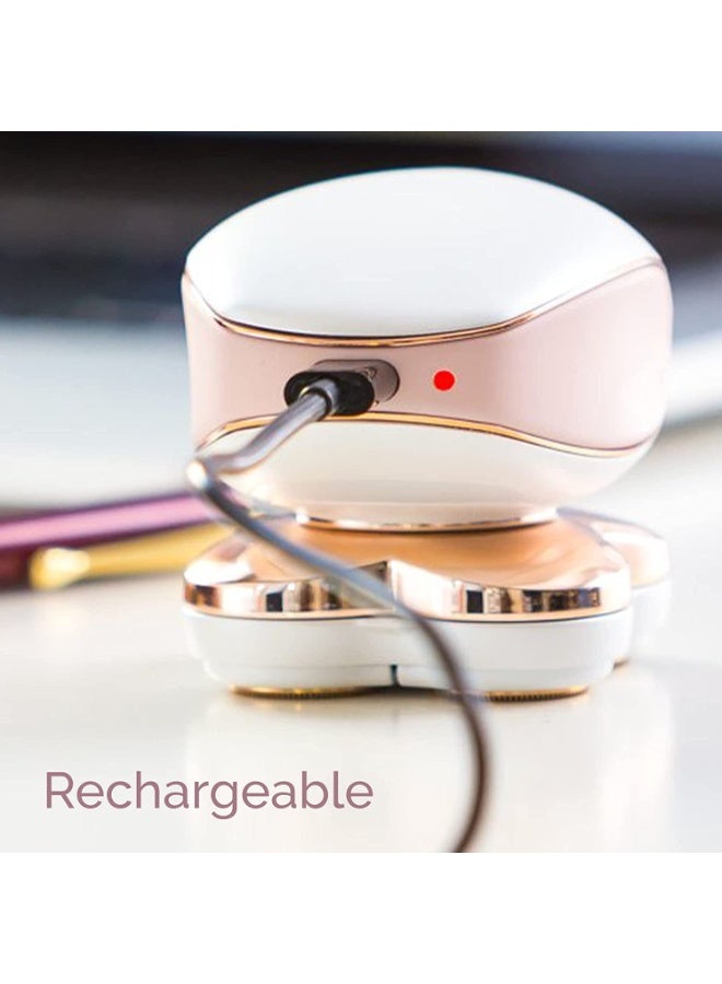 جهاز إزالة الشعر الكهربائي المحمول للنساء - أداة لاسلكية غير مؤلمة لإزالة الشعر من الوجه، ومنطقة البكيني، والإبطين، والساقين - قابل لإعادة الشحن ومناسب للسفر - Image 3