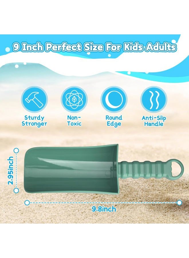 Anzmtosn Boost 9" Beach Sand Shovels Scooping Toys Set, Beach Spade with Anti Slip Handle, Garden Tool For Kids Adults, Gardening Digging Sandbox Kit, Beach Essential Gift For Boys Girls Indoor Outdoor - Image 2