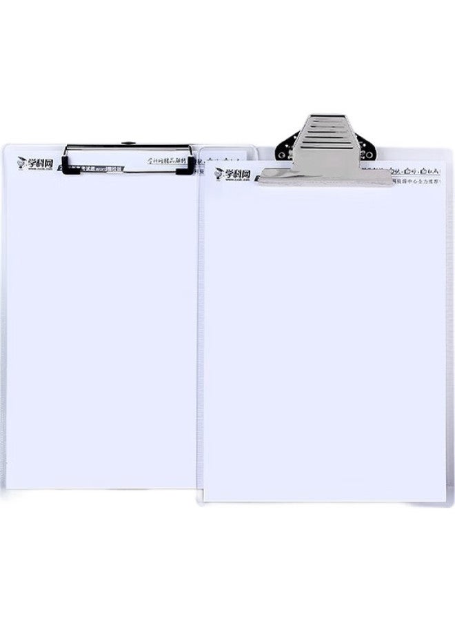 Jin Longxing Jinlongxing [Transparent Ruler] A4 Memo Board/ Clipboard/ Ticket Holder/ Menu Holder/ Signature Pad Holder/ Office File Folder Board, Transparent C1078 - Image 3