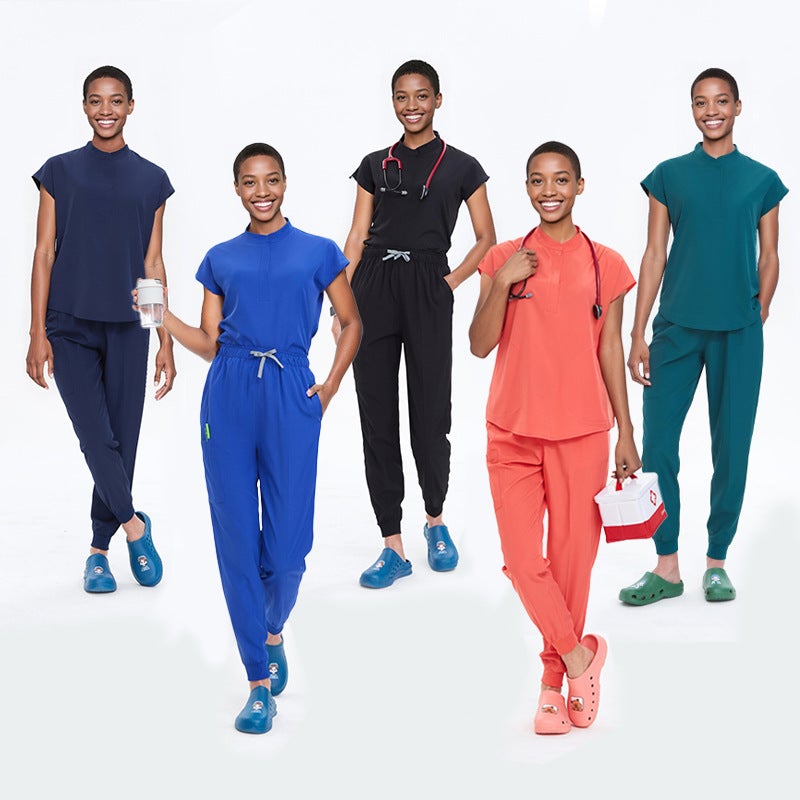 Surgical Gowns, Fashionable Scrub Suits, Quick-Drying Stretch Work Clothes, Medical Uniforms - Image 2