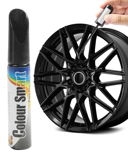UBOG Touch Up Paint for CarsRim PaintCar Accessories Wheel PaintAuto Touch Up PaintCar Scratch Remover PenRim Scratch RepairCar Paint Automotive Paint Rim Paint for Car Wheel Repair Black - Image 1