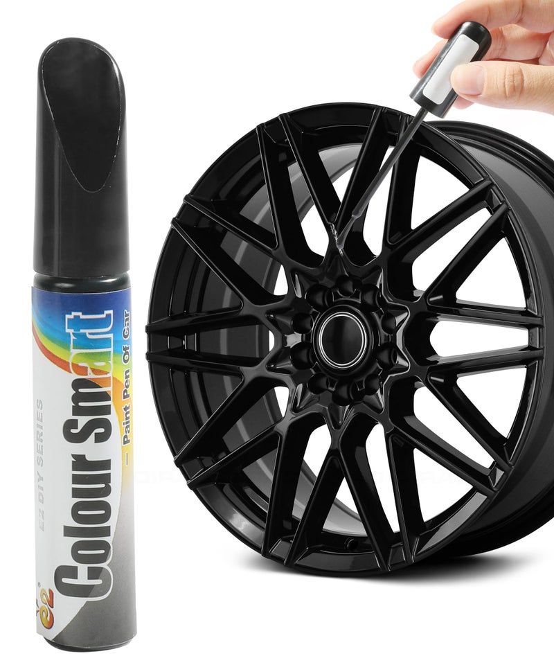 UBOG Touch Up Paint for CarsRim PaintCar Accessories Wheel PaintAuto Touch Up PaintCar Scratch Remover PenRim Scratch RepairCar Paint Automotive Paint Rim Paint for Car Wheel Repair Black - Image 3
