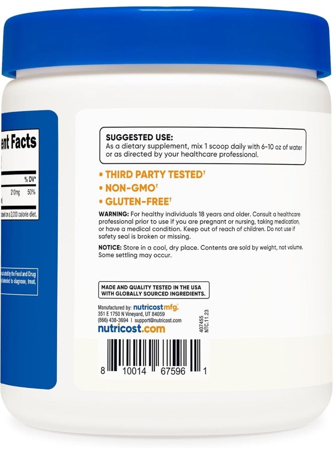 Nutricost Magnesium Bisglycinate Powder (Unflavored, 250 Grams) - Image 4